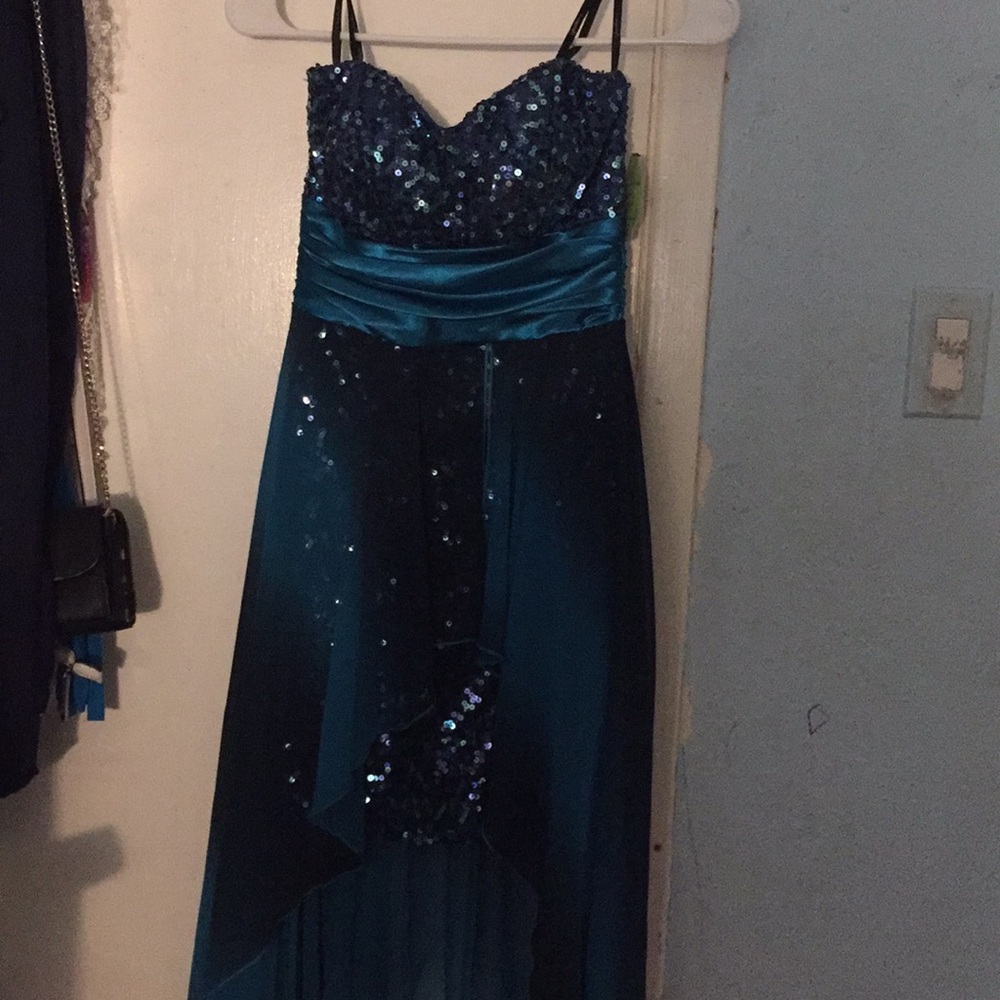 Teal Sparkly Dress